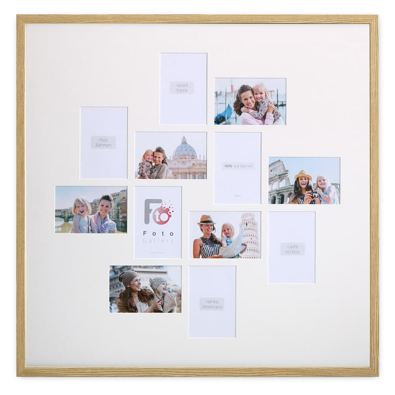 Holzrahmen FOTOGALERIE 70x70